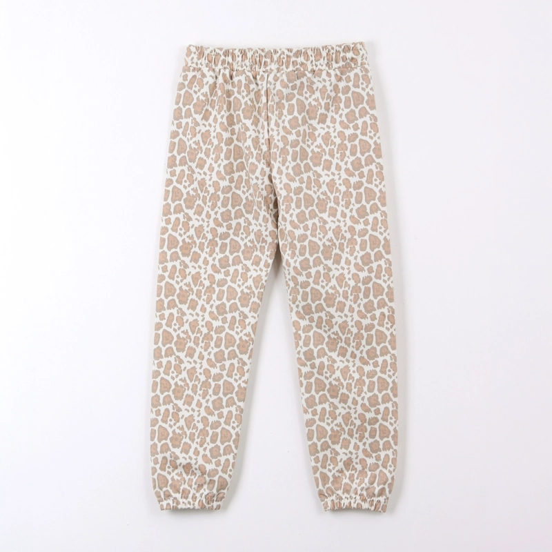 PANTALON DE BUZO NIÑA MINNIE DISNEY ANIMAL PRINT BEIGE - 2