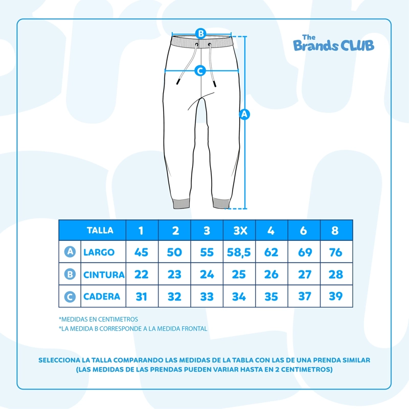 PANTALON DE BUZO NIÑO ESTAMPADO GRIS BLUEY - 2