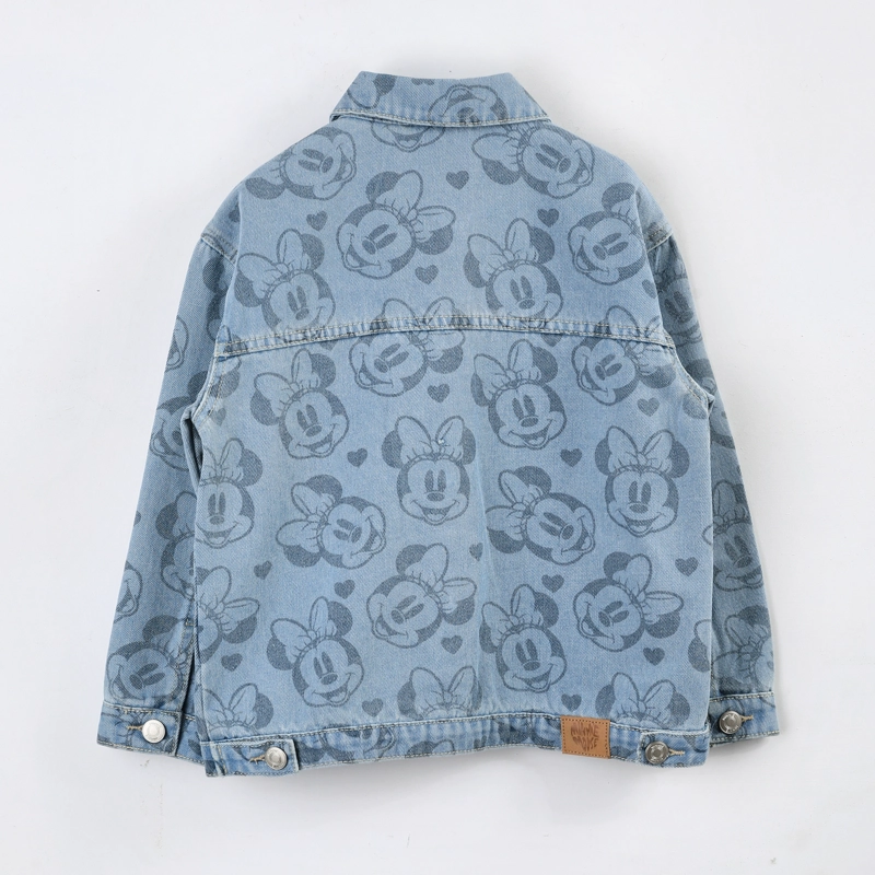 CHAQUETA NIÑA MINNIE DISNEY MEZCLILLA FULL PRINT AZUL - 2