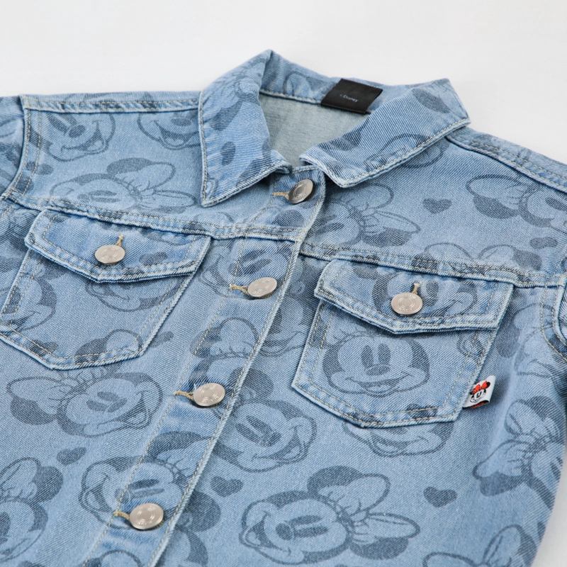 CHAQUETA NIÑA MINNIE DISNEY MEZCLILLA FULL PRINT AZUL - 3