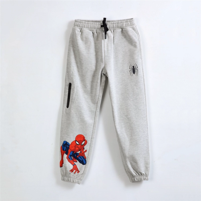 PANTALON DE BUZO NIÑO SPIDERMAN MARVEL GRIS - 2