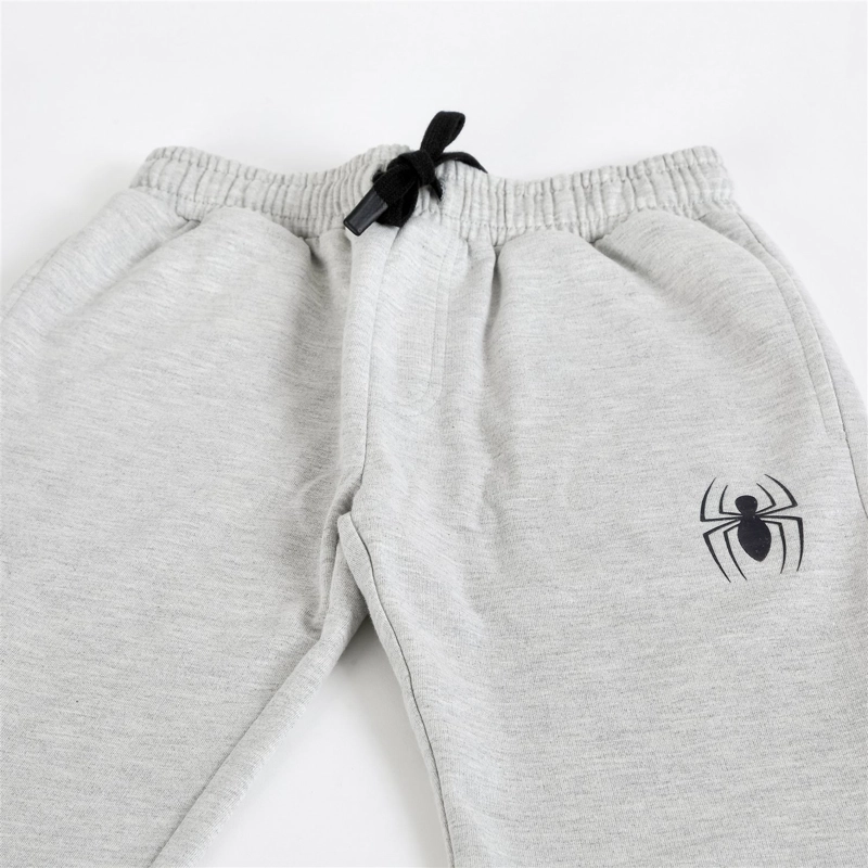 PANTALON DE BUZO NIÑO SPIDERMAN MARVEL GRIS - 4