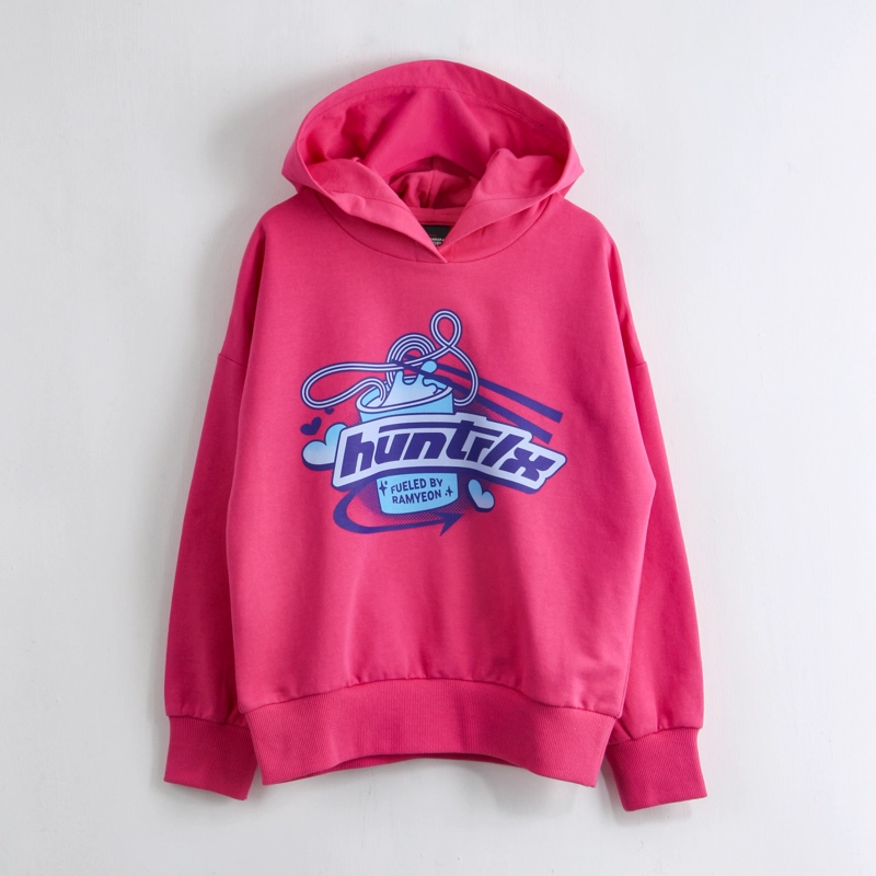 POLERON CERRADO NIÑA HUNTRIX KPOP DEMON HUNTERS FUCSIA - 1