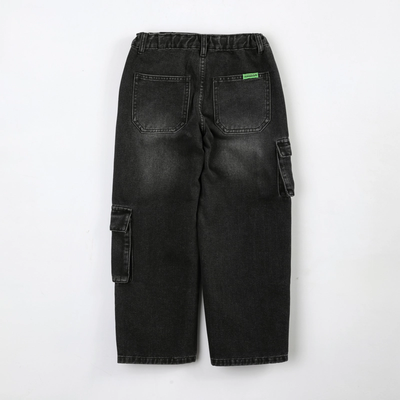 JEANS NIÑO MINECRAFT CARGO NEGRO - 2