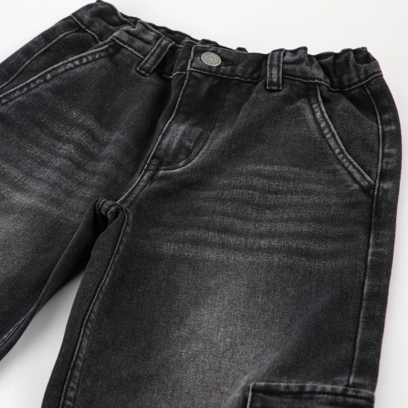 JEANS NIÑO MINECRAFT CARGO NEGRO - 3