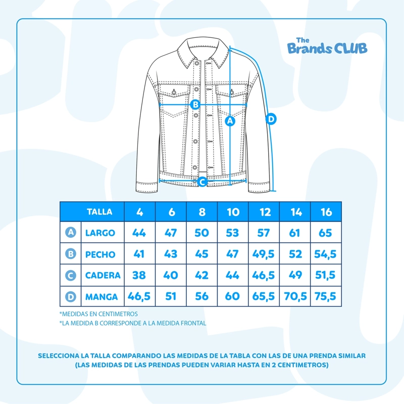 CHAQUETA NIÑO SONIC MEZCLILLA BORDADO AZUL - 4