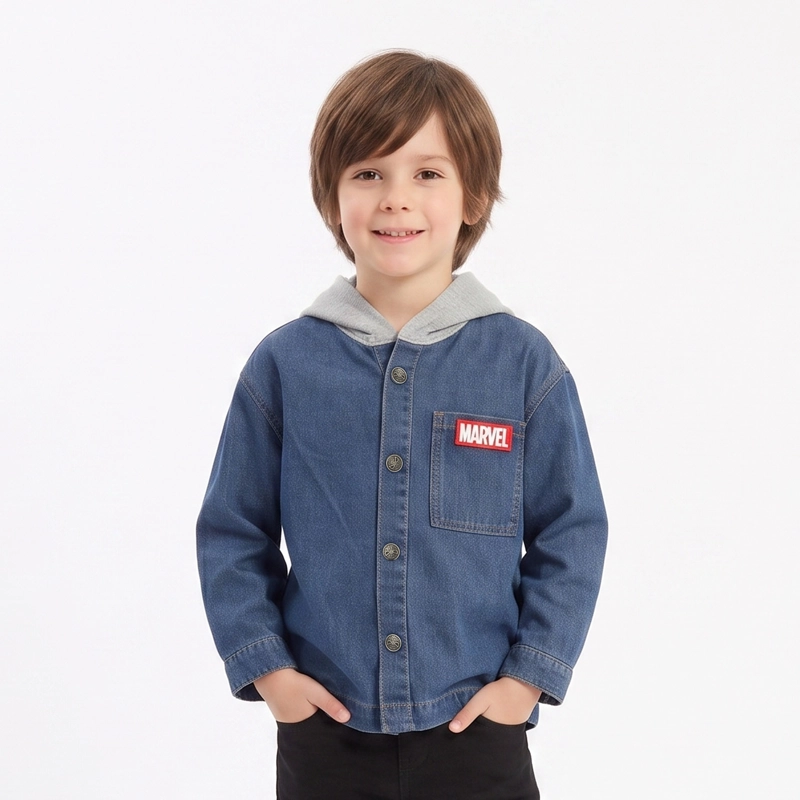 CHAQUETA NIÑO SPIDERMAN MARVEL MEZCLILLA AZUL - 1
