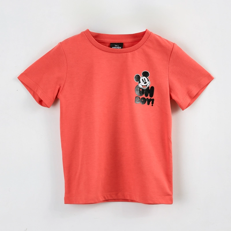 POLERA MANGA CORTA NIÑO MICKEY DISNEY CORAL - 1