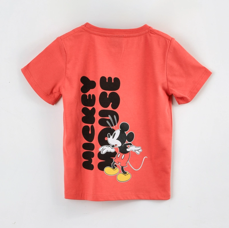 POLERA MANGA CORTA NIÑO MICKEY DISNEY CORAL - 2