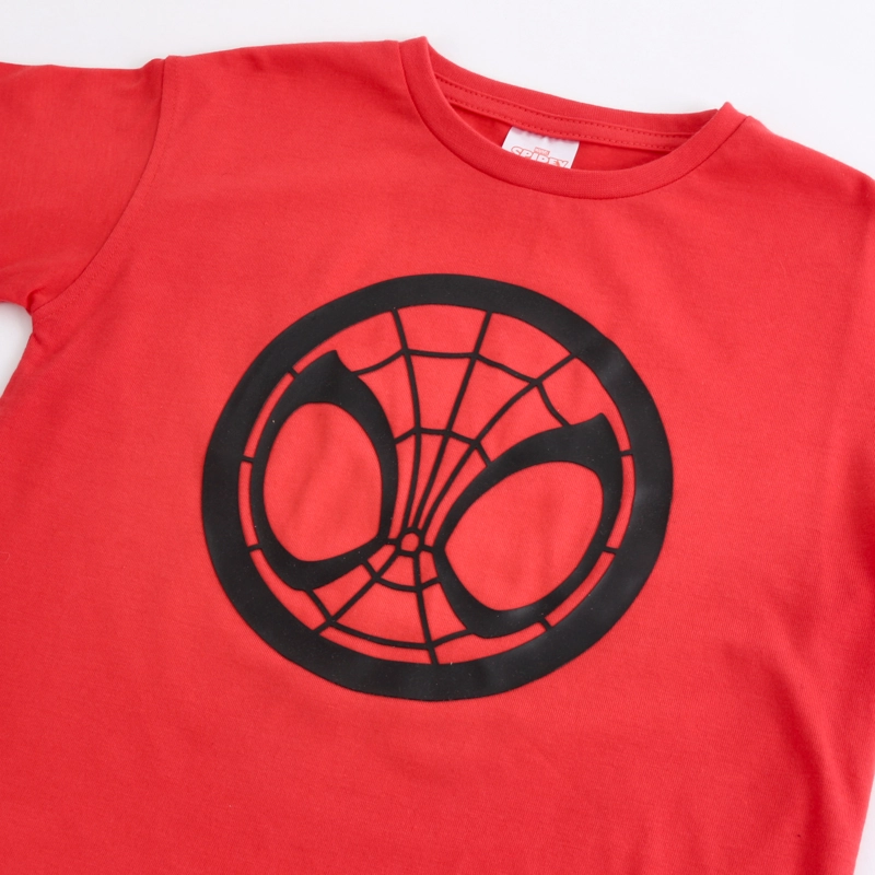 POLERA MANGA CORTA NIÑO SPIDEY MARVEL ICONO ROJO - 3