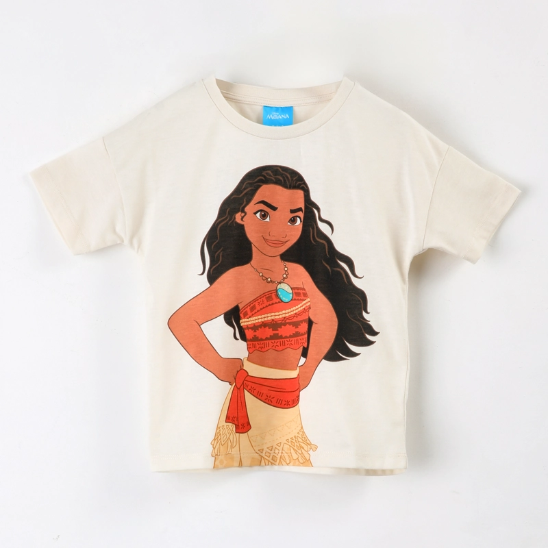 POLERA MANGA CORTA NIÑA MOANA DISNEY BLANCO - 1