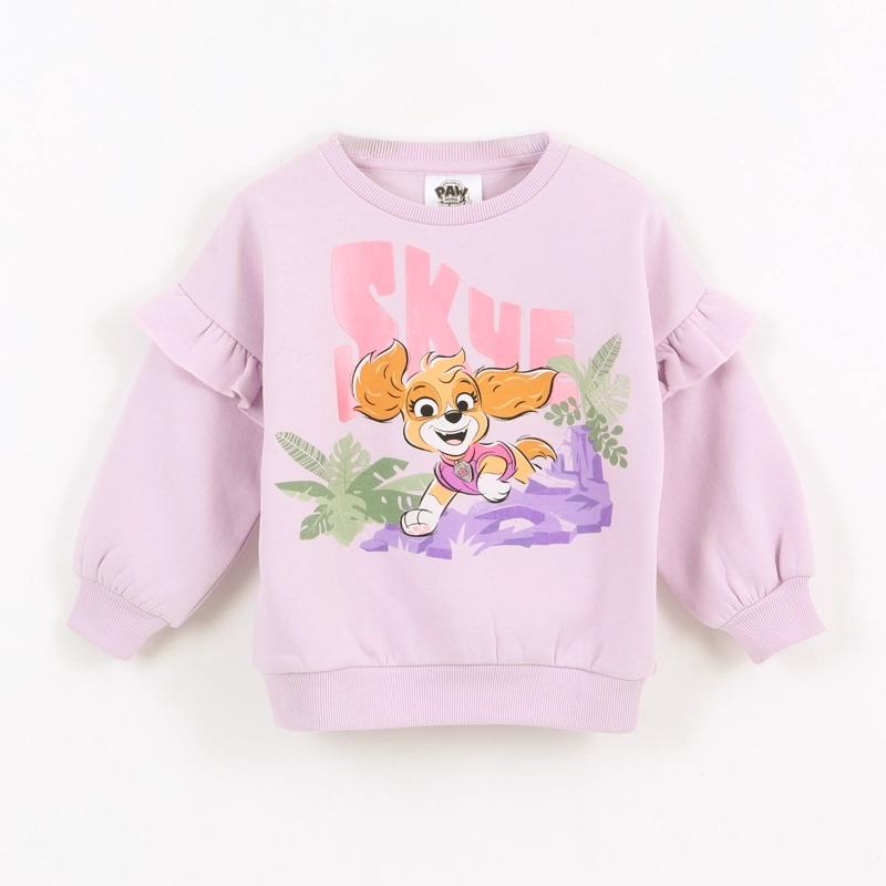 POLERON CERRADO NIÑA PAW PATROL SKYE LILA - 1