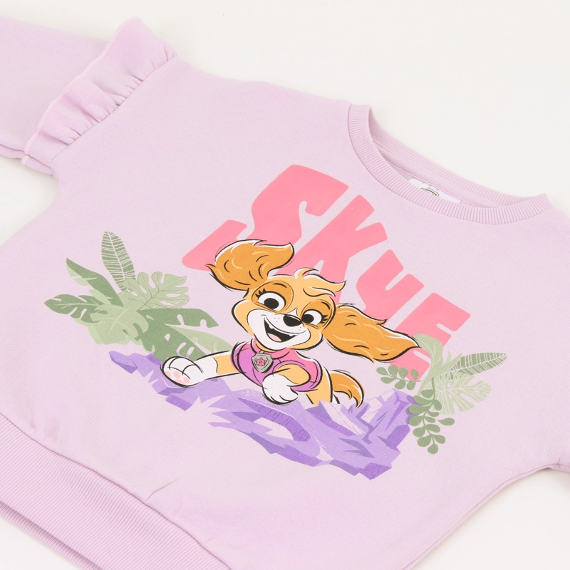 POLERON CERRADO NIÑA PAW PATROL SKYE LILA - 3