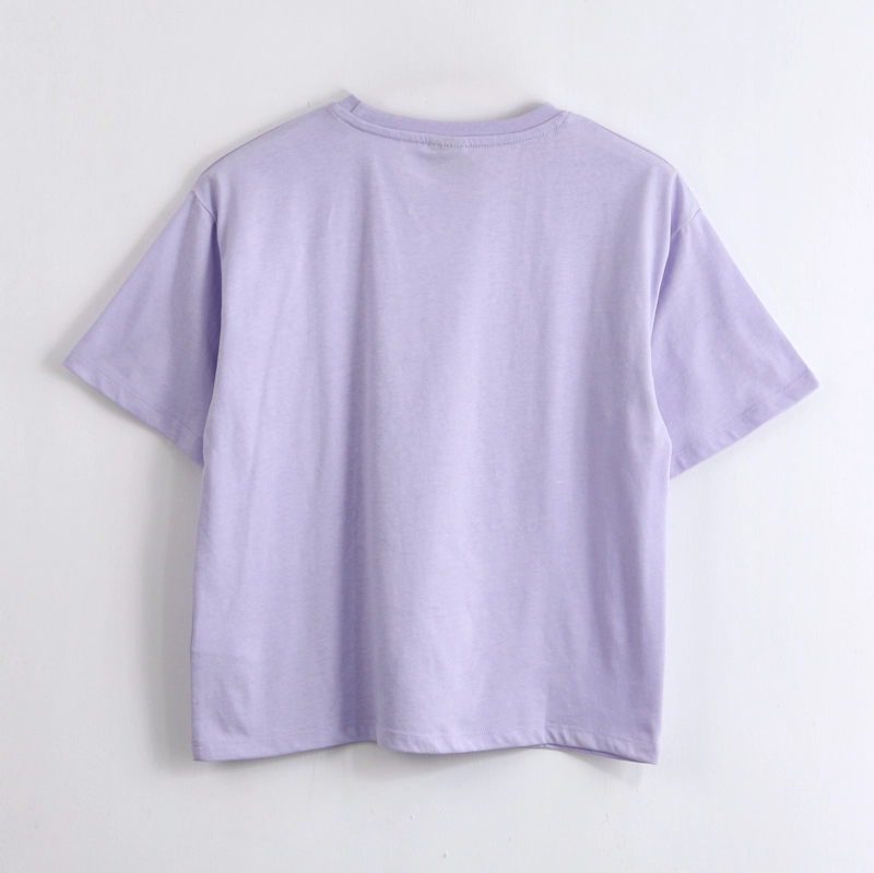 POLERA MANGA CORTA NIÑA RUMI KPOP DEMON HUNTERS MORADO - 2