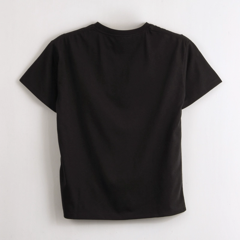 POLERA MANGA CORTA NIÑO MINECRAFT CREEPER NEGRO - 2
