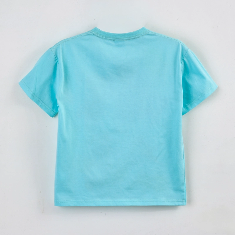 POLERA MANGA CORTA NIÑO SONIC ANILLOS CELESTE - 2