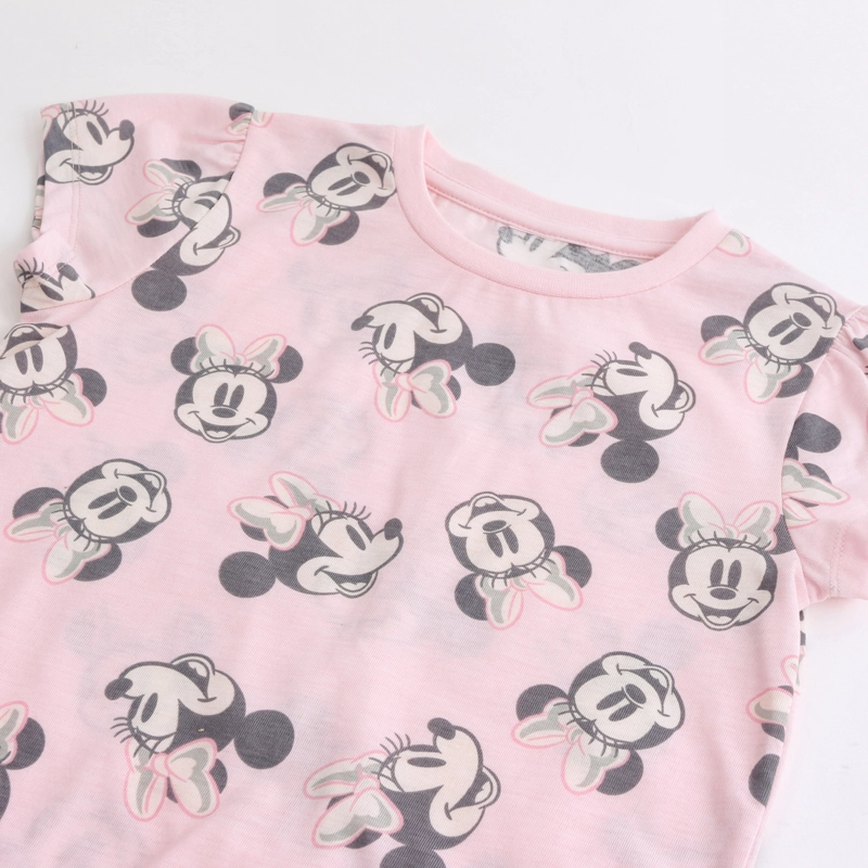 PIJAMA MANGA CORTA NIÑA MINNIE DISNEY FULL PRINT ROSADO - 3