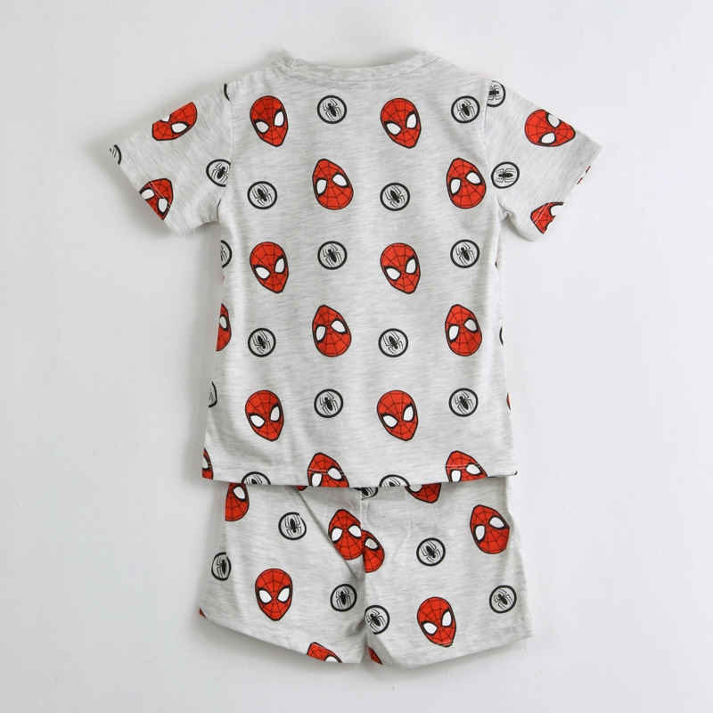 PIJAMA MANGA CORTA NIÑO SPIDERMAN MARVEL FULL PRINT GRIS - 2