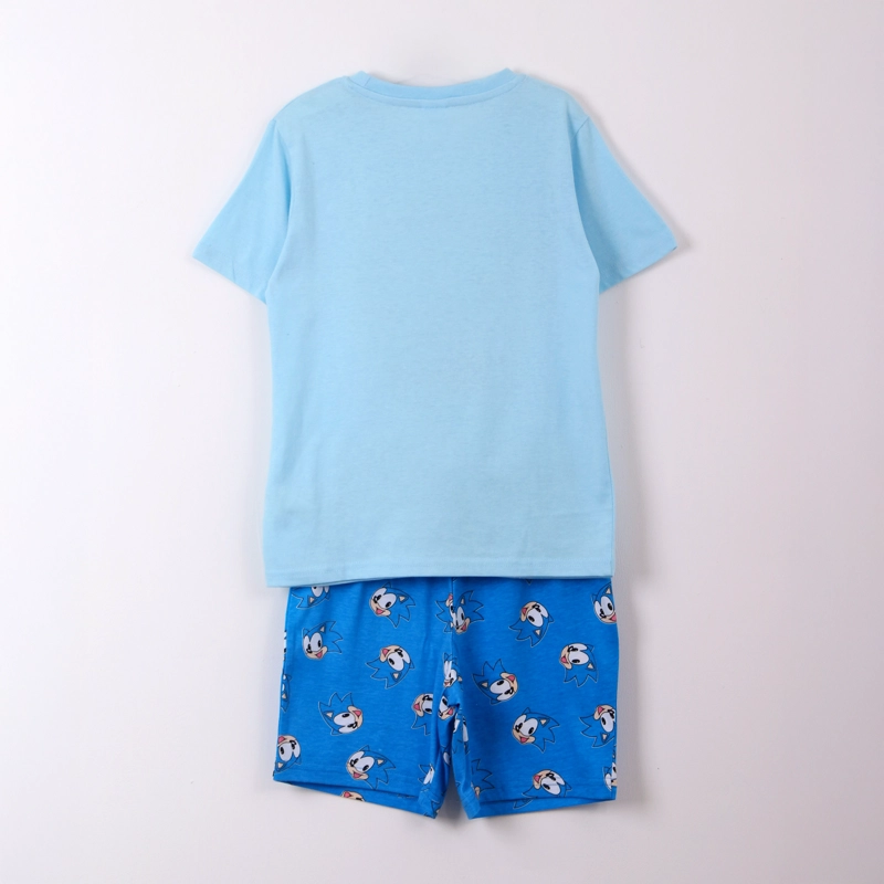 PIJAMA MANGA CORTA NIÑO SONIC LETS GO CELESTE - 2