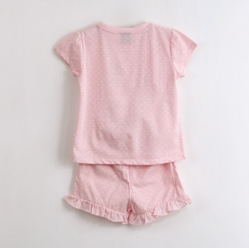 PIJAMA MANGA CORTA NIÑA MINNIE DISNEY LUNARES ROSADO - 2