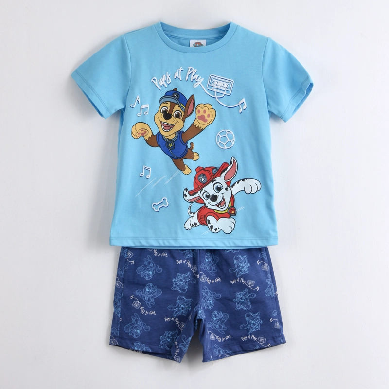 PIJAMA MANGA CORTA NIÑO PAW PATROL PUPS AND PLAY CELESTE - 1