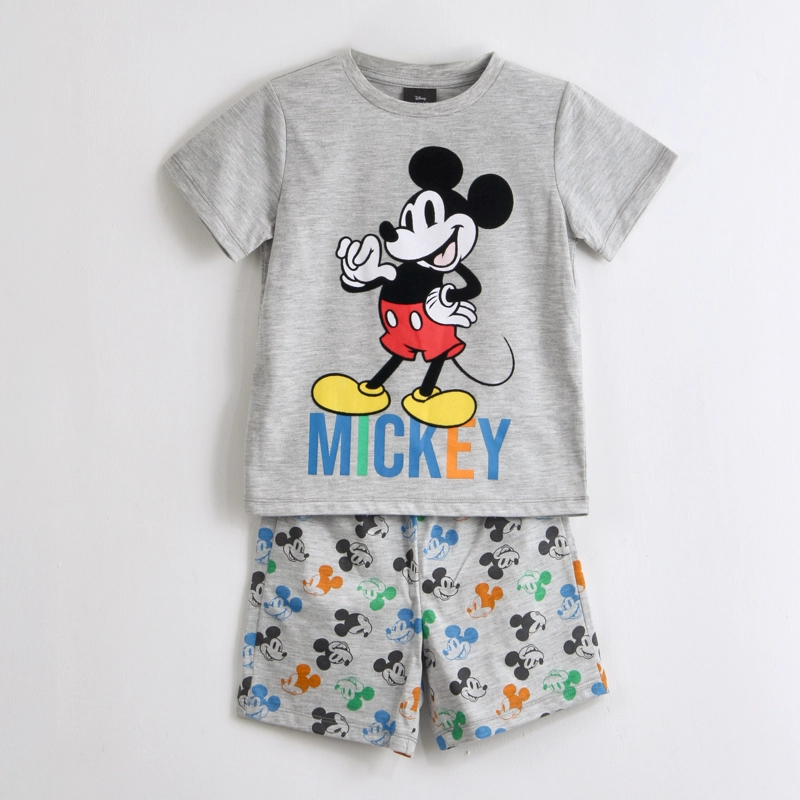 PIJAMA MANGA CORTA NIÑO MICKEY DISNEY PARADO GRIS - 1