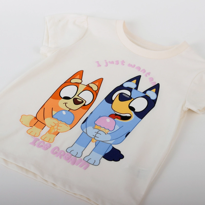 PIJAMA MANGA CORTA NIÑA BINGO & BLUEY DISEÑO ROSADO - 3