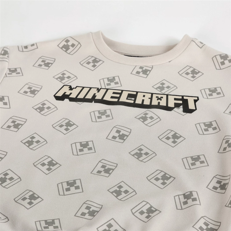 CONJUNTO NIÑO MINECRAFT CORTO BEIGE - 4