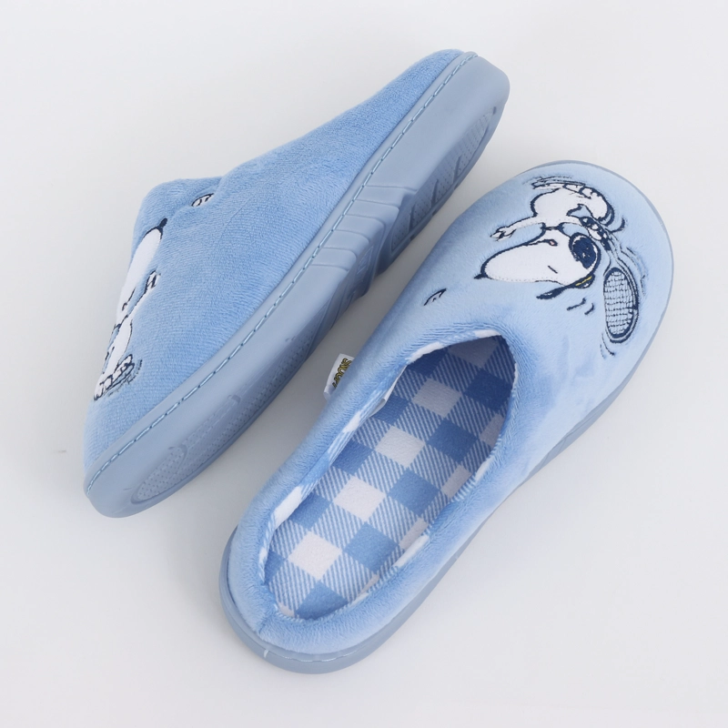 PANTUFLA MUJER SNOOPY TENNIS AZUL - 4