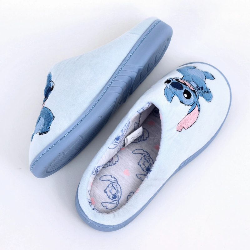 PANTUFLA MUJER LILO & STITCH DISNEY ALOHA CELESTE - 4