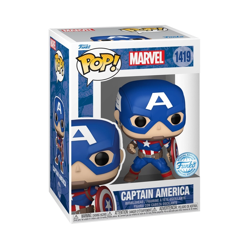 FUNKO POP! NEW CLASSICS: CAPITAN AME RICA MARVEL #1419 - 2