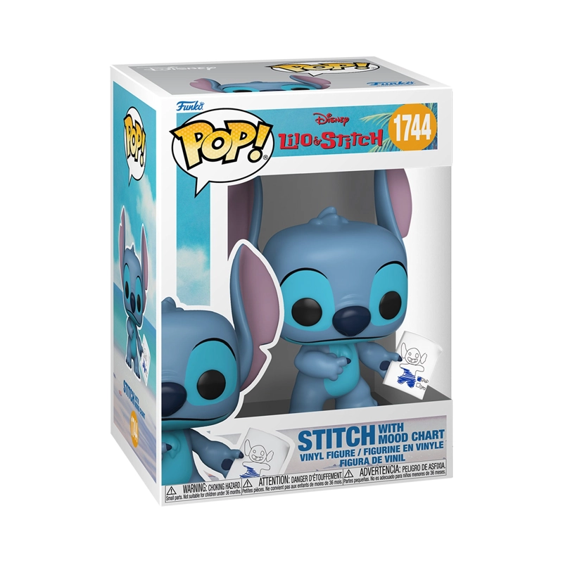 FUNKO POP! STITCH CON TABLA DE ANIMO DISNEY #1744 - 2