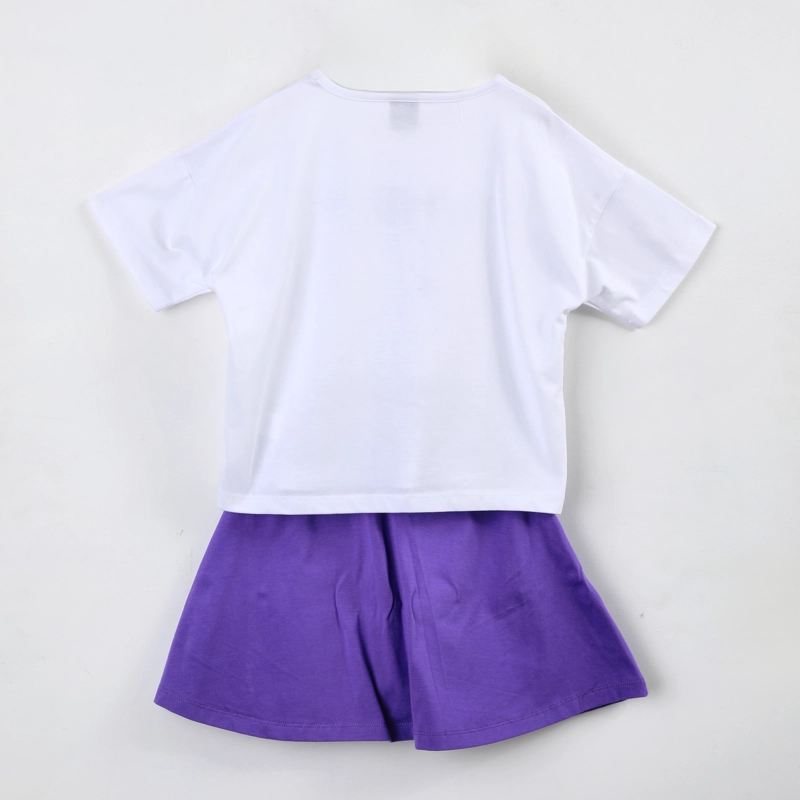 CONJUNTO NIÑA KPOP DEMON HUNTERS FALDA MORADO - 2