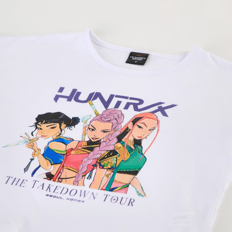 CONJUNTO NIÑA KPOP DEMON HUNTERS FALDA MORADO - 3