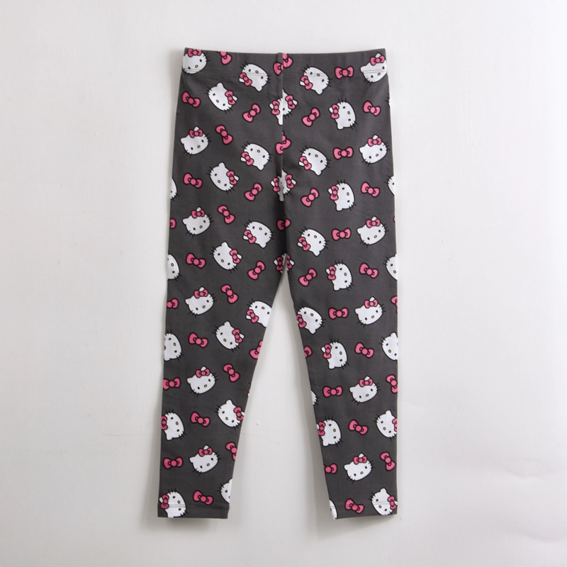 CALZA NIÑA HELLO KITTY FULL PRINT GRIS - 2