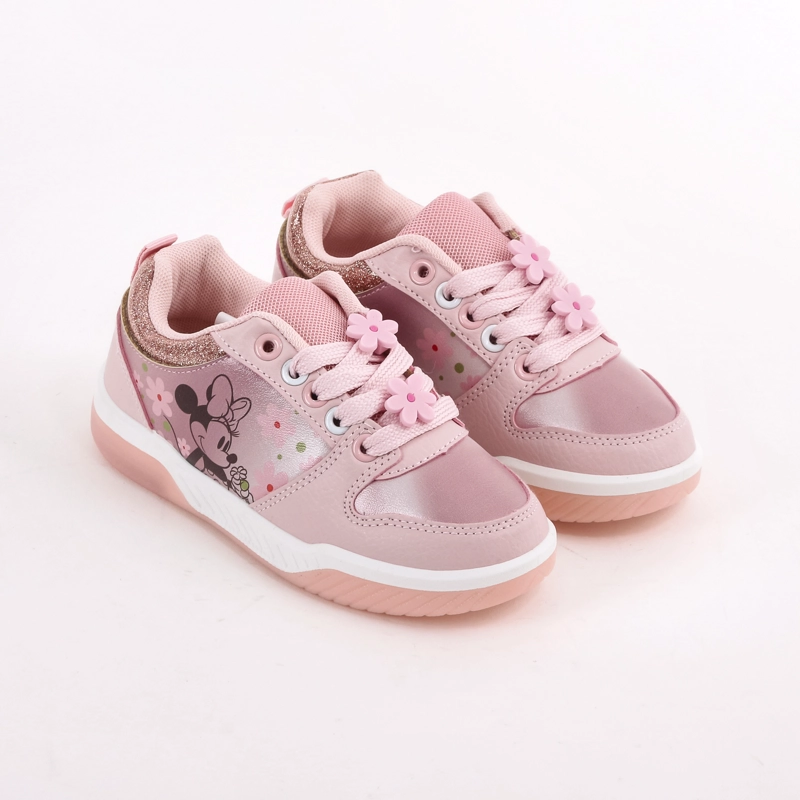 ZAPATILLA LUCES NIÑA MINNIE DISNEY GLITTER ROSADO - 2