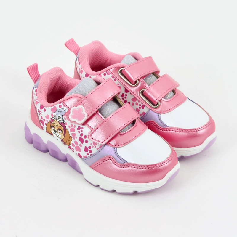 ZAPATILLA LUCES NIÑA PAW PATROL PATITAS ROSADO - 2