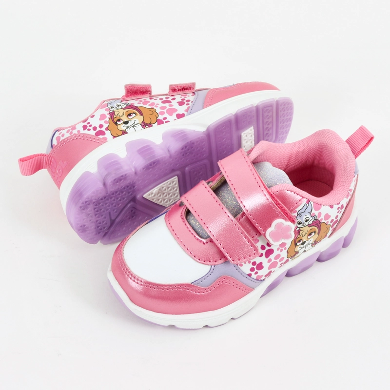 ZAPATILLA LUCES NIÑA PAW PATROL PATITAS ROSADO - 4