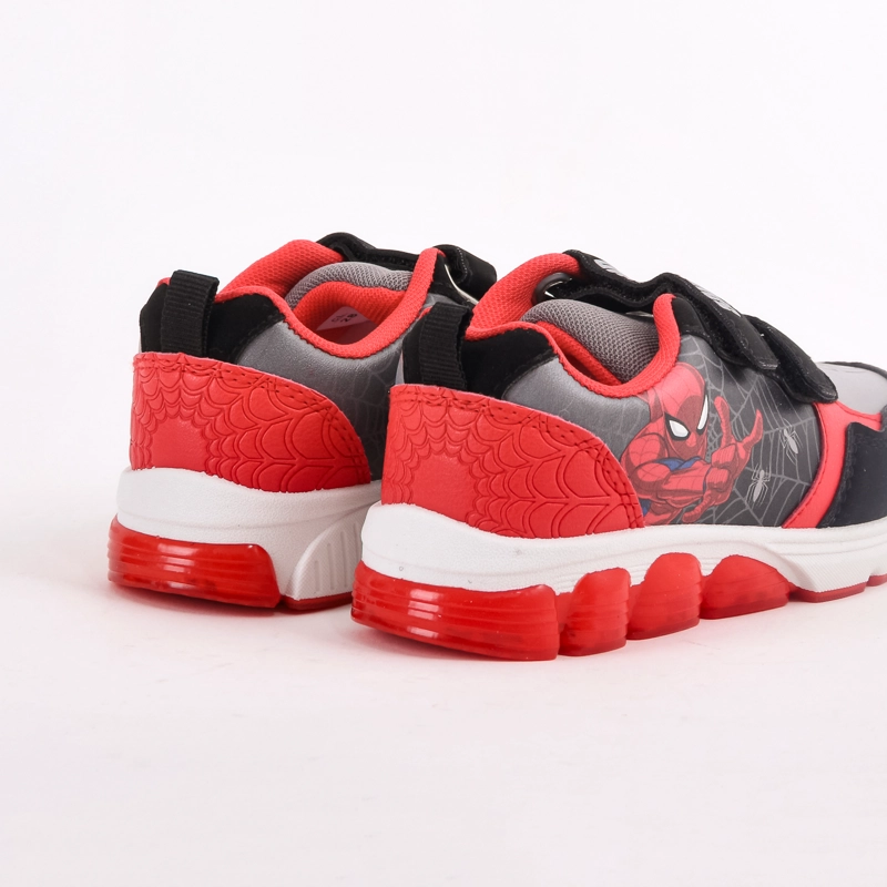 ZAPATILLA LUCES NIÑO SPIDERMAN MARVEL ROJO - 3