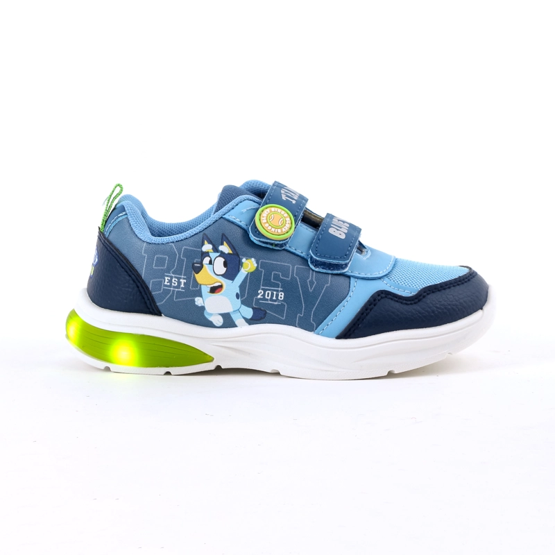 ZAPATILLA LUCES NIÑO BLUEY EST 2018 AZUL - 1