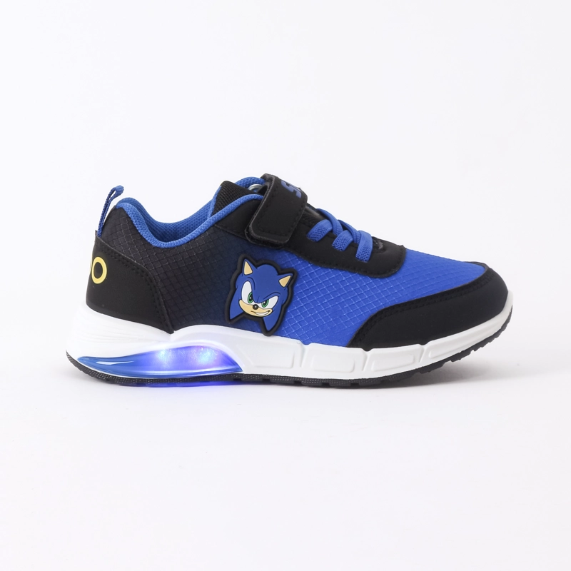 ZAPATILLA LUCES NIÑO SONIC AZUL - 2