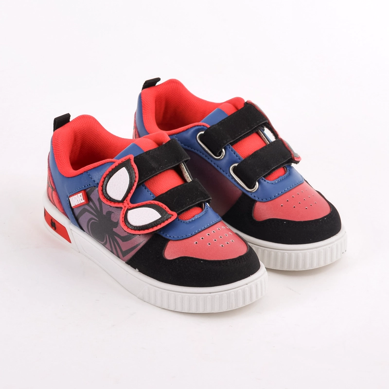ZAPATILLA LUCES NIÑO SPIDERMAN MARVEL OJOS ROJO - 2