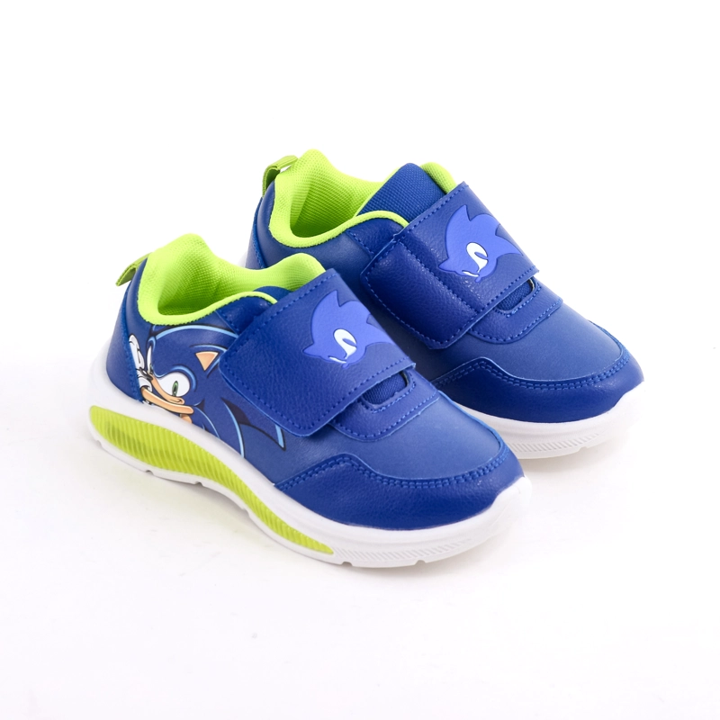 ZAPATILLA LUCES NIÑO SONIC FULL PRINT AZUL - 2
