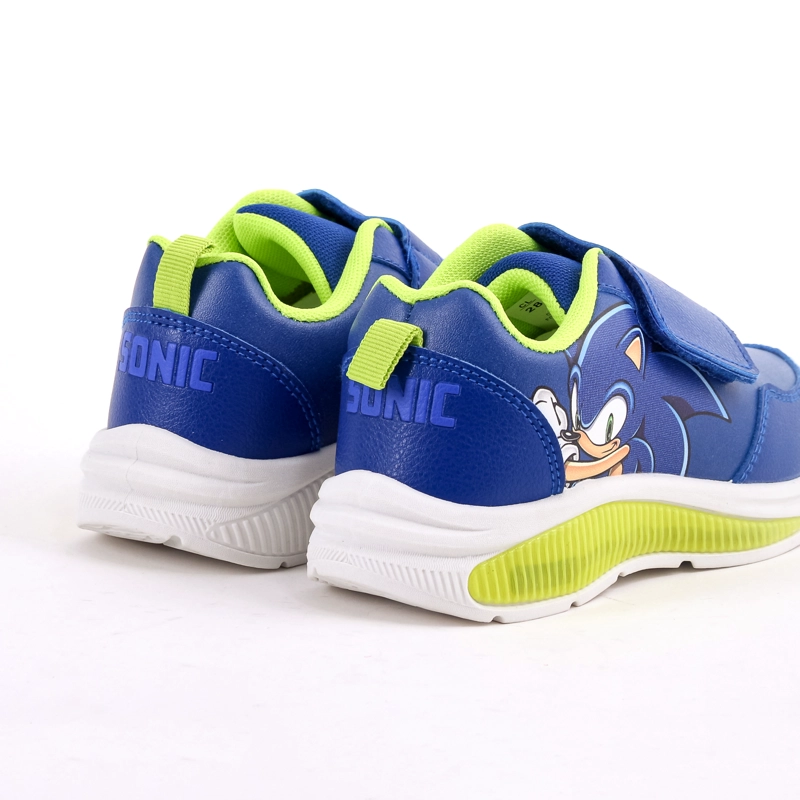ZAPATILLA LUCES NIÑO SONIC FULL PRINT AZUL - 3
