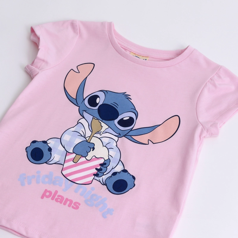 PIJAMA MANGA CORTA NIÑA STITCH DISNEY FRIDAY NIGHT ROSADO - 3