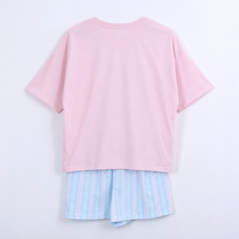 PIJAMA MANGA CORTA MUJER LILO & STITCH DISNEY SENTADO ROSADO - 2