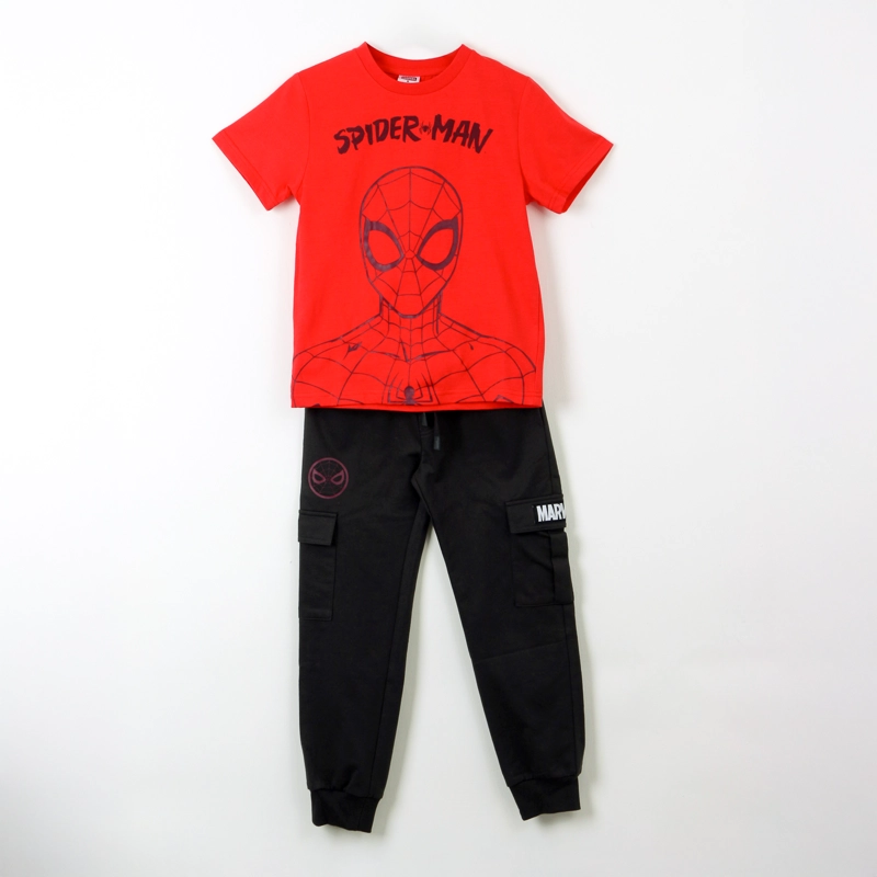 CONJUNTO NIÑO SPIDERMAN MARVEL ESTAMPADO ROJO - 2