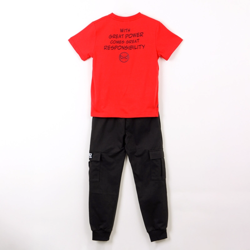 CONJUNTO NIÑO SPIDERMAN MARVEL ESTAMPADO ROJO - 3
