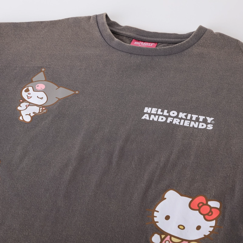 CONJUNTO NIÑA HELLO KITTY PERSONAJES GRIS - 3
