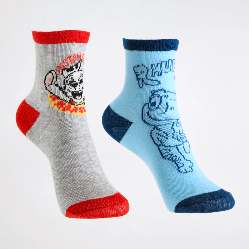 CALCETIN 2P NIÑO PAW PATROL RHUBARB GRIS - 1